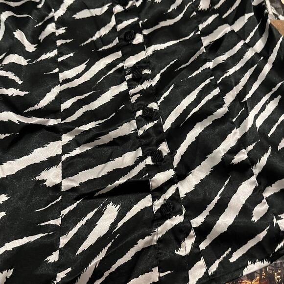 Zebra womens y2k tube top - Picture 4 of 6